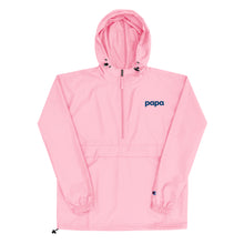 Load image into Gallery viewer, Papa embroidered Champion packable jacket