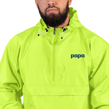 Load image into Gallery viewer, Papa embroidered Champion packable jacket