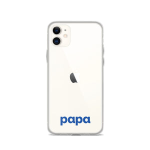 Papa clear case for iPhone®