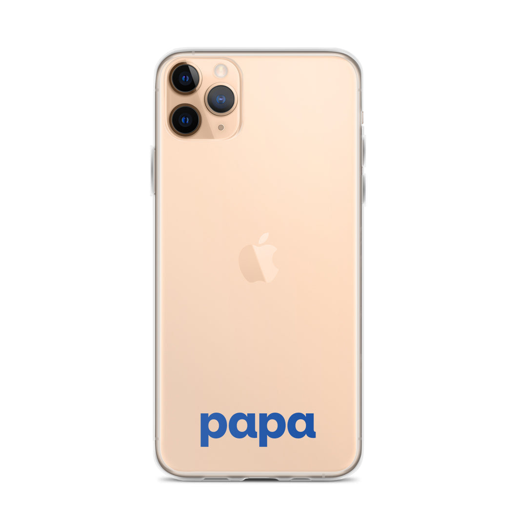 Papa clear case for iPhone®