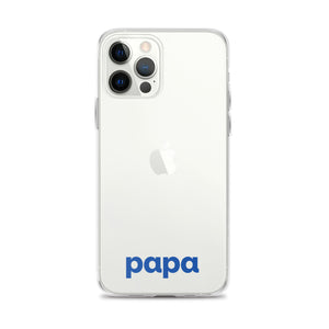 Papa clear case for iPhone®