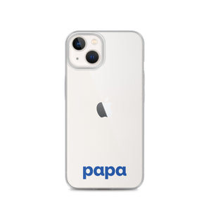 Papa clear case for iPhone®