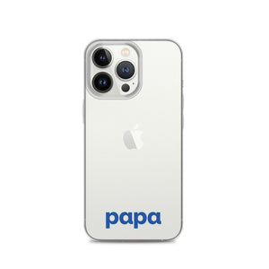 Papa clear case for iPhone®