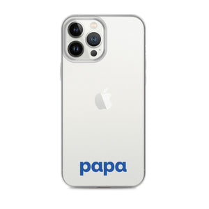 Papa clear case for iPhone®