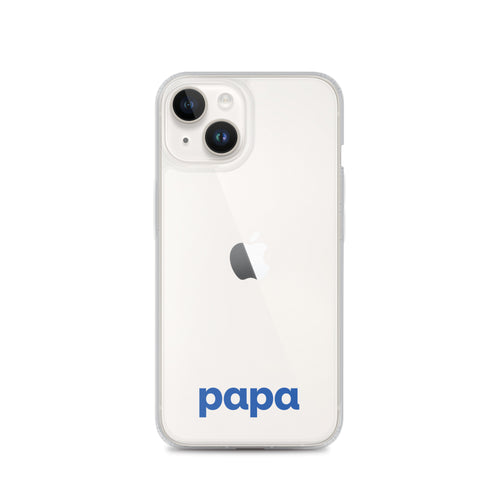 Papa clear case for iPhone®