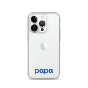 Papa clear case for iPhone®