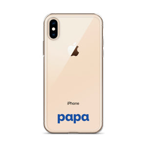 Papa clear case for iPhone®