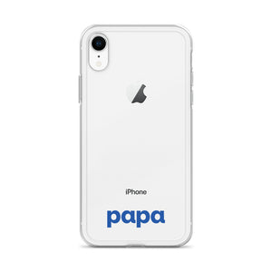 Papa clear case for iPhone®