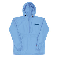 Load image into Gallery viewer, Papa embroidered Champion packable jacket