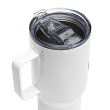 Load image into Gallery viewer, Papa travel mug with a handle-Blue