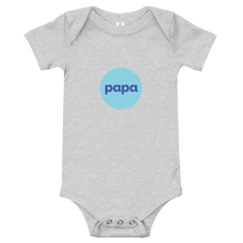 Load image into Gallery viewer, Papa baby short sleeve one piece