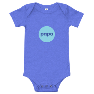 Papa baby short sleeve one piece