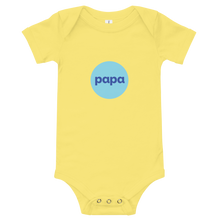 Load image into Gallery viewer, Papa baby short sleeve one piece