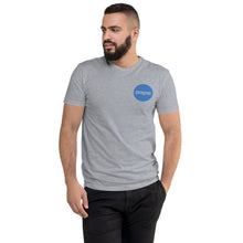 Load image into Gallery viewer, Logo-T Circle on Heather Gray-Men&#39;s