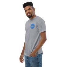 Load image into Gallery viewer, Logo-T Circle on Heather Gray-Men&#39;s