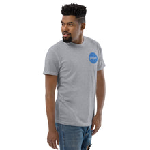 Load image into Gallery viewer, Logo-T Circle on Heather Gray-Men&#39;s