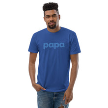 Load image into Gallery viewer, Logo-T Blue on Blue-Men&#39;s