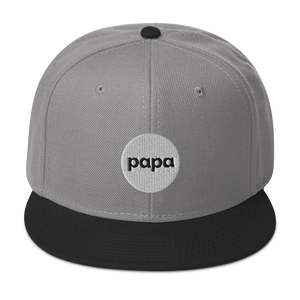 Papa snapback hat