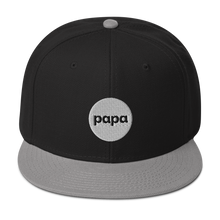 Load image into Gallery viewer, Papa snapback hat