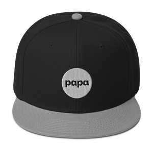 Papa snapback hat