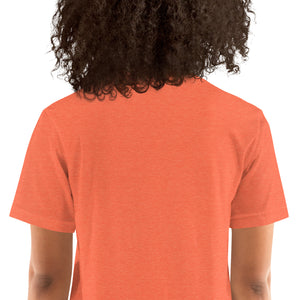 Logo-T Circle on Heathered Orange-Unisex