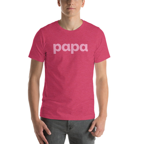 Logo-T Pink on Heather Raspberry-Unisex