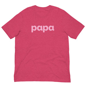 Logo-T Pink on Heather Raspberry-Unisex