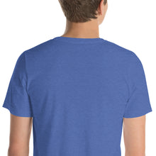 Load image into Gallery viewer, Logo-T Blue on Heathered Blue-Unisex