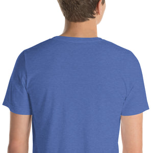 Logo-T Blue on Heathered Blue-Unisex