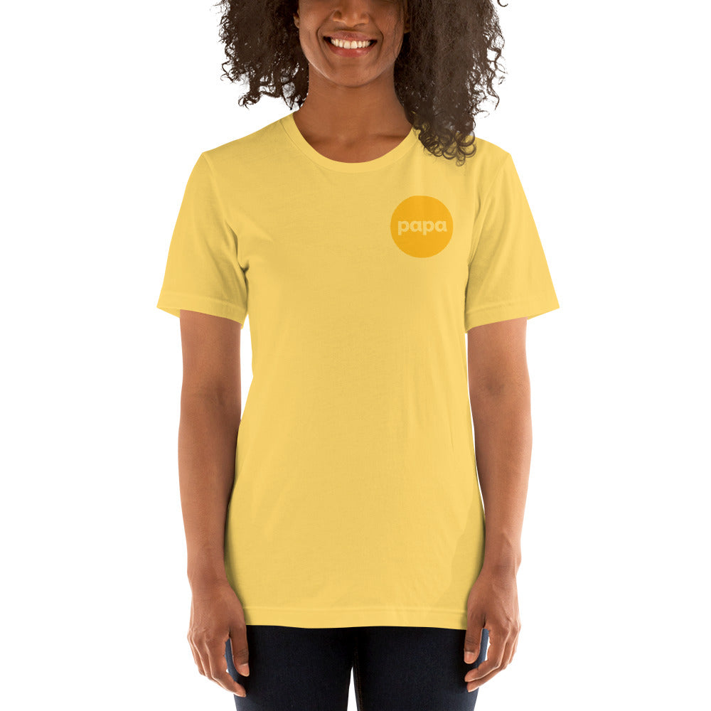 Logo-T Circle Yellow on Yellow-Unisex