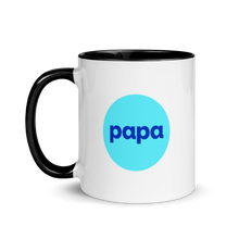 Load image into Gallery viewer, Papa mug with color inside