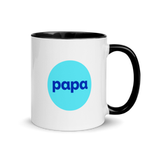 Load image into Gallery viewer, Papa mug with color inside