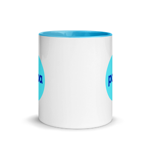 Papa mug with color inside