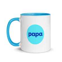 Load image into Gallery viewer, Papa mug with color inside