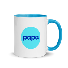 Load image into Gallery viewer, Papa mug with color inside