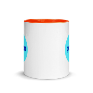 Papa mug with color inside