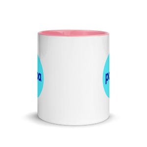 Papa mug with color inside