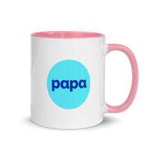 Load image into Gallery viewer, Papa mug with color inside
