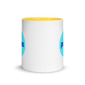 Papa mug with color inside