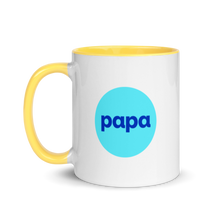 Load image into Gallery viewer, Papa mug with color inside
